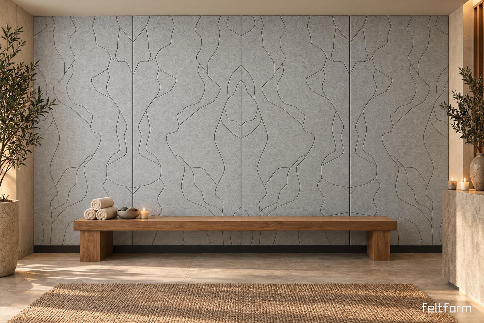 Slate de frente, render ambientado desde el configurador
