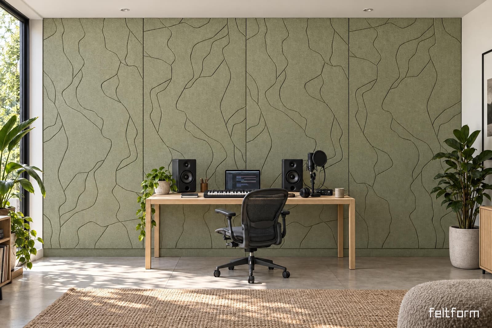 Slate de frente, render ambientado desde el configurador
