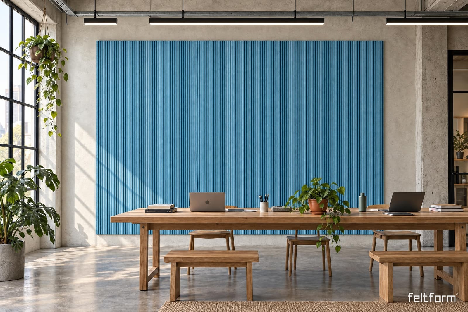 Span de frente, render ambientado desde el configurador