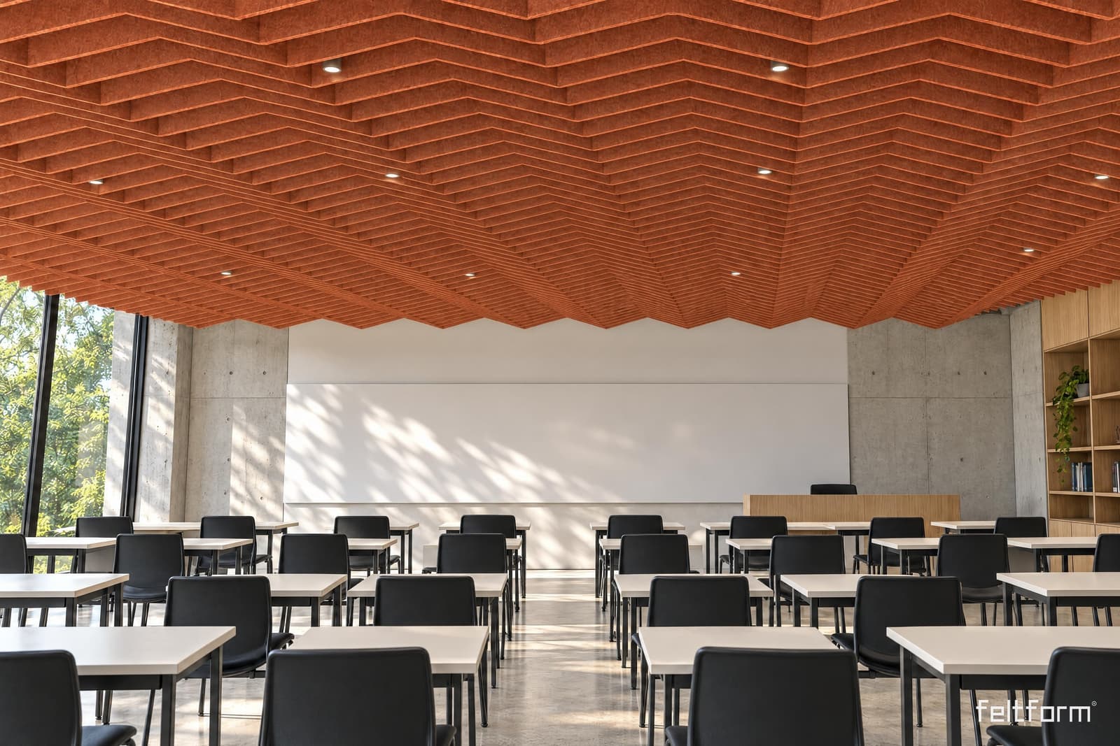 Triangle de frente, render ambientado desde el configurador