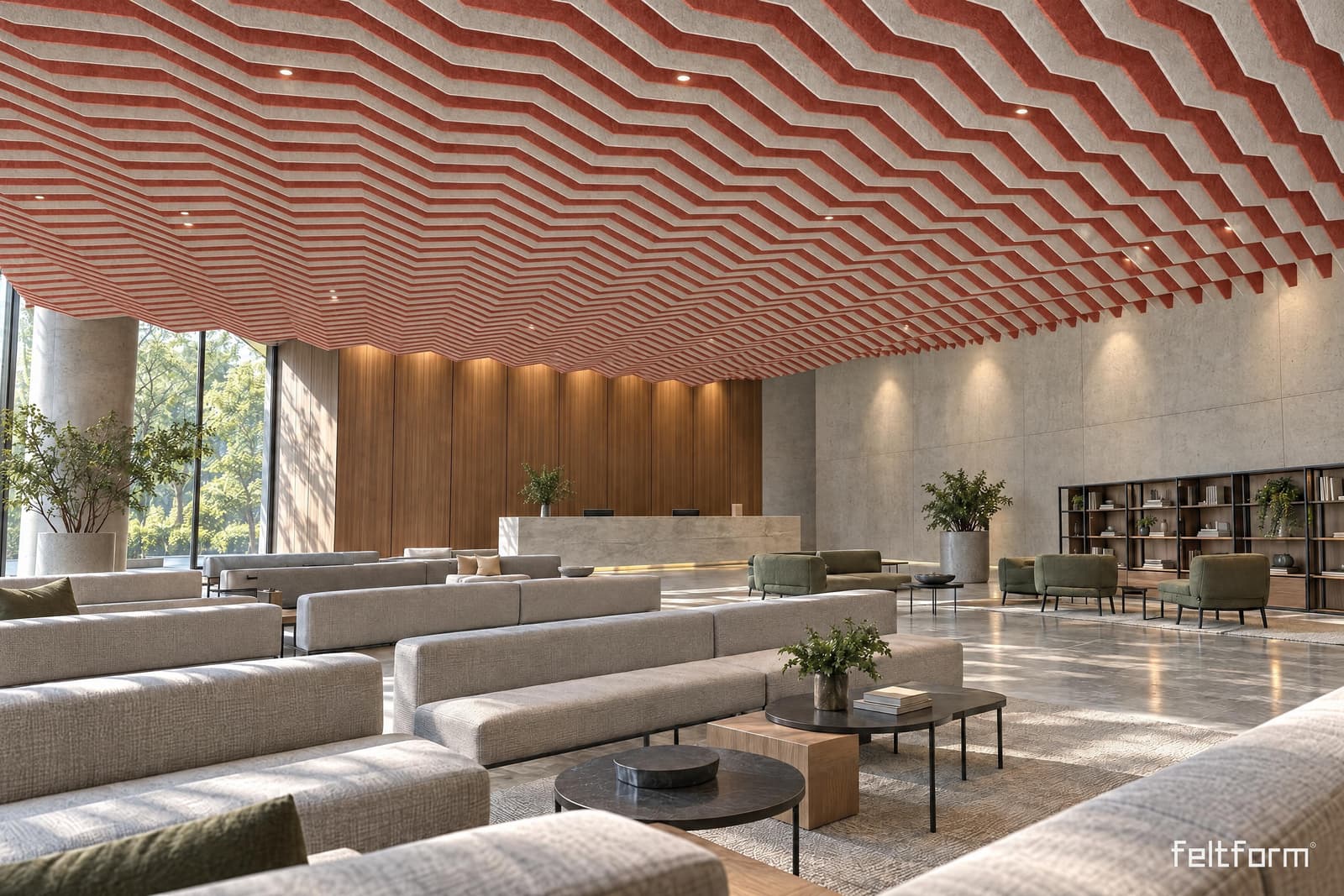 Triangle de frente, render ambientado desde el configurador