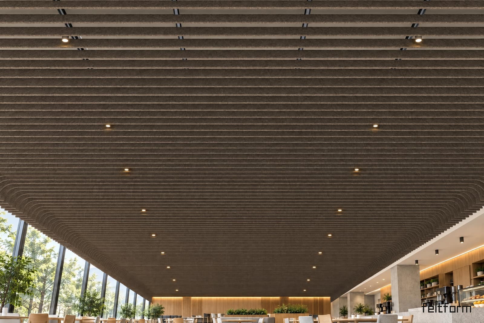 Vault de frente, render ambientado desde el configurador