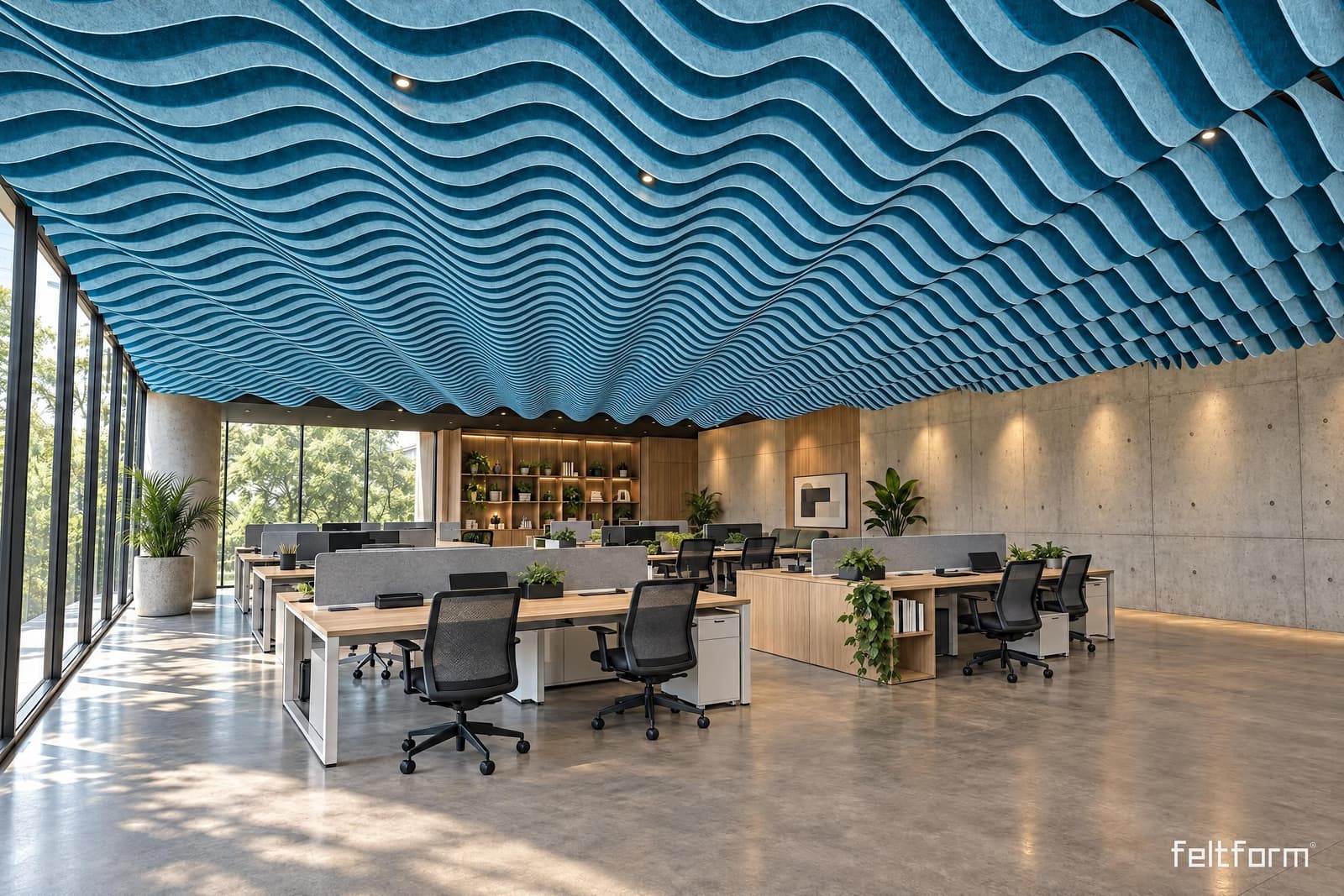 Wave de frente, render ambientado desde el configurador