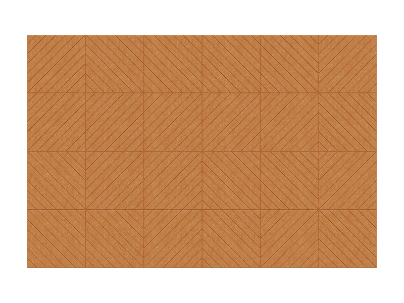 Diagonals Wall — Cobre