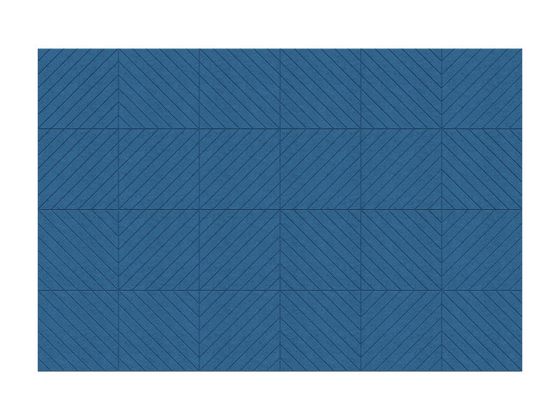 Diagonals Wall — Azul Atlántico