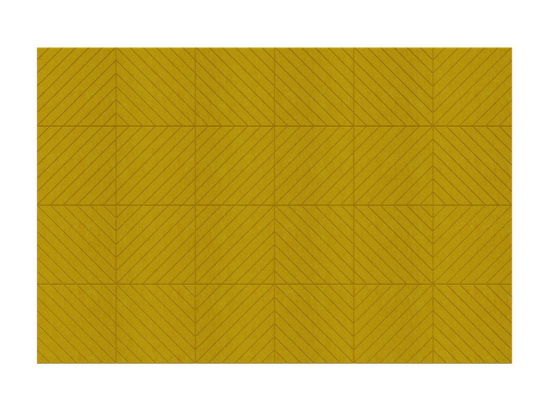 Diagonals Wall — Ocre
