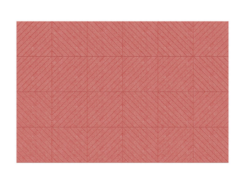 Diagonals Wall — Terracota