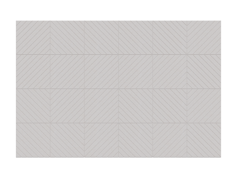 Diagonals Wall — Lino