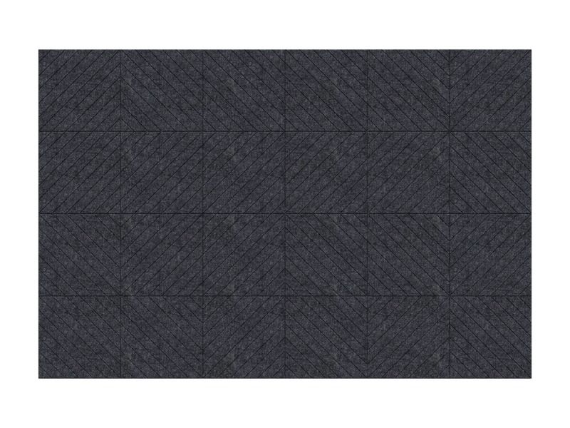 Diagonals Wall — Carbón