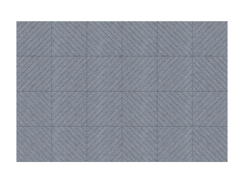 Diagonals Wall — Gris Claro