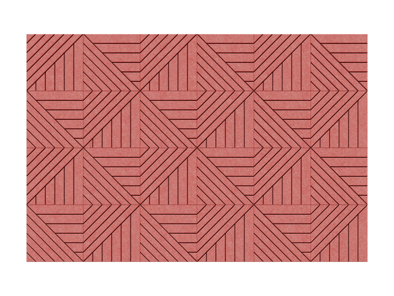 Doublelines Wall — Terracota