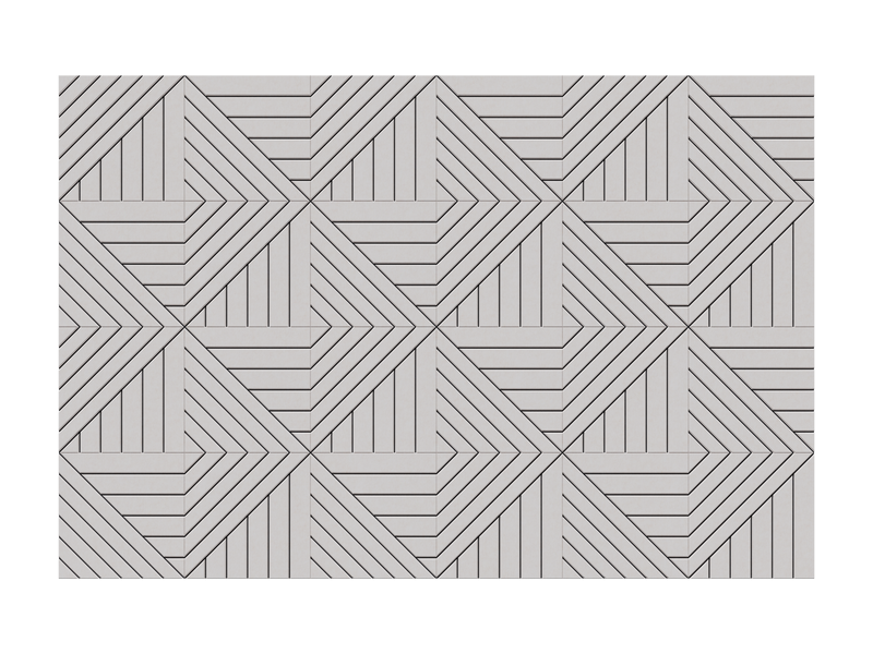 Doublelines Wall — Lino