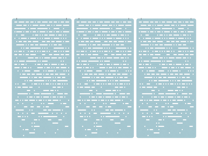 Horizontals — Azul Glaciar