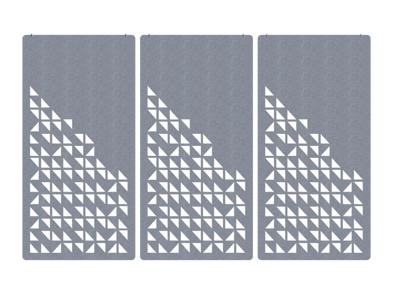 Triangles — Gris Claro