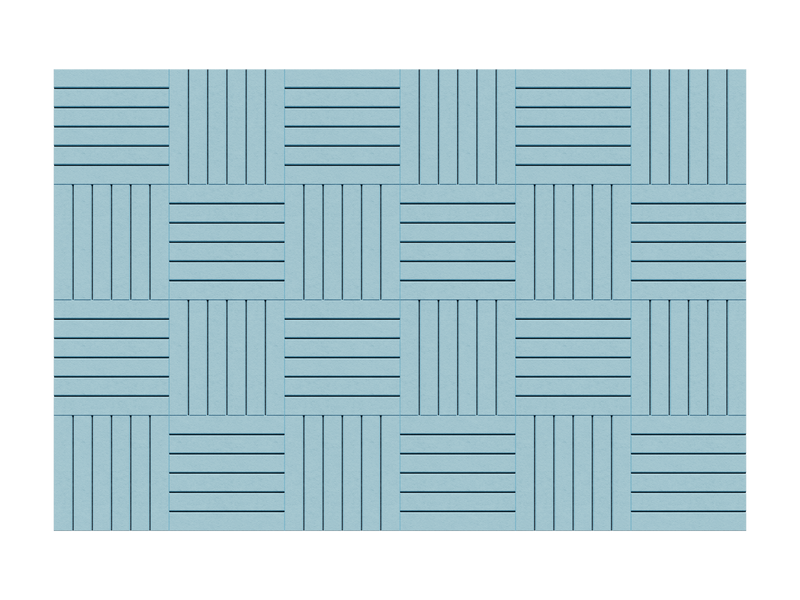 Tileline Wall — Azul Glaciar
