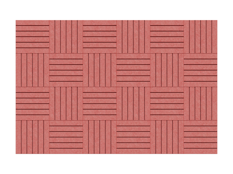 Tileline Wall — Terracota