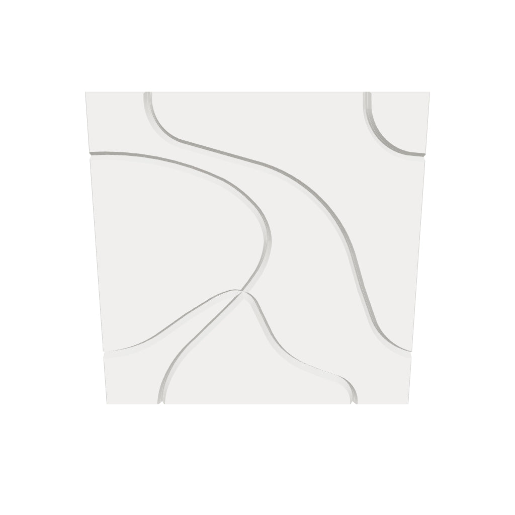 Isolines Wall tile 60x60 laminado · 24 mm — modelo 3D Feltform