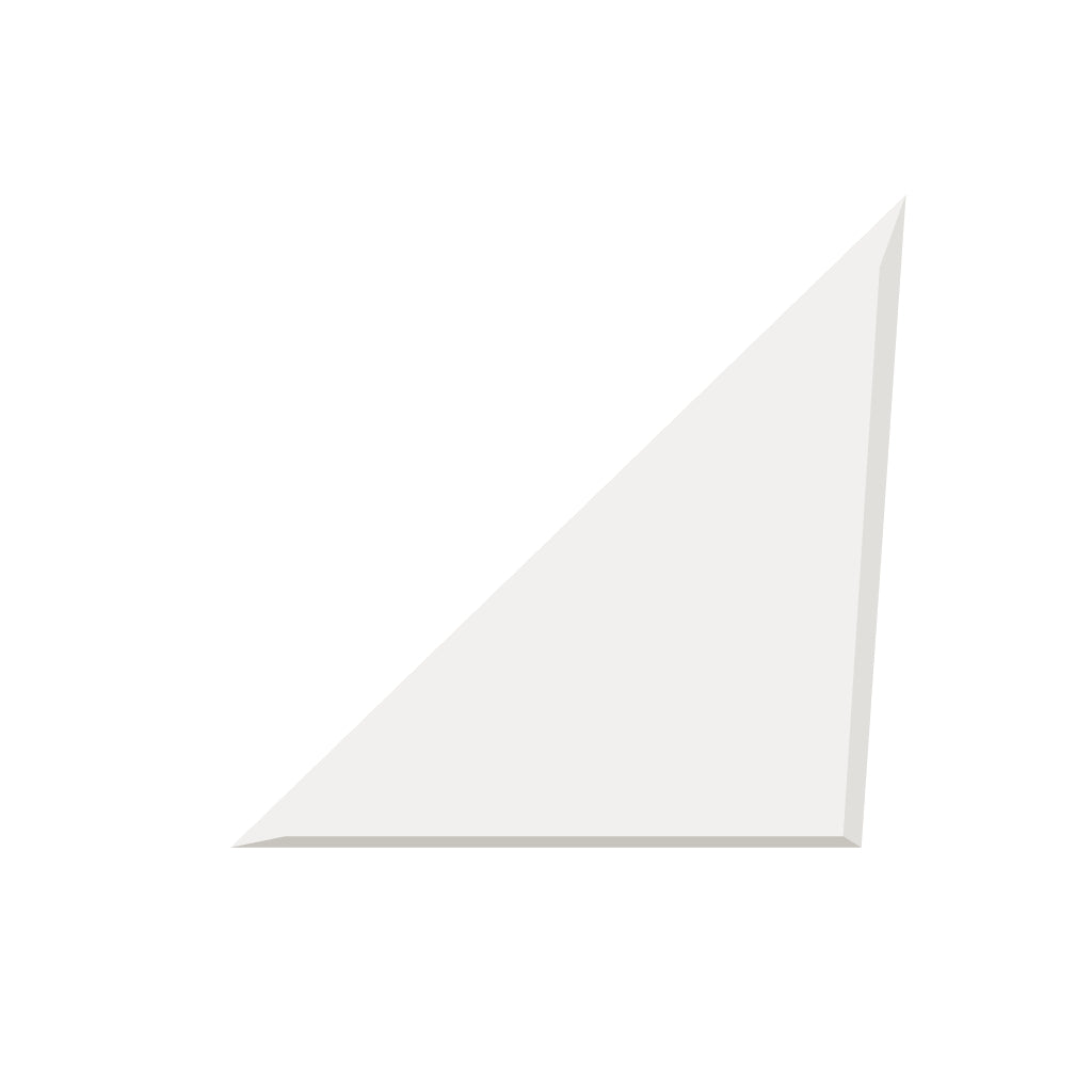 Triángulo Tangram de catetos 30 cm con bisel tallado