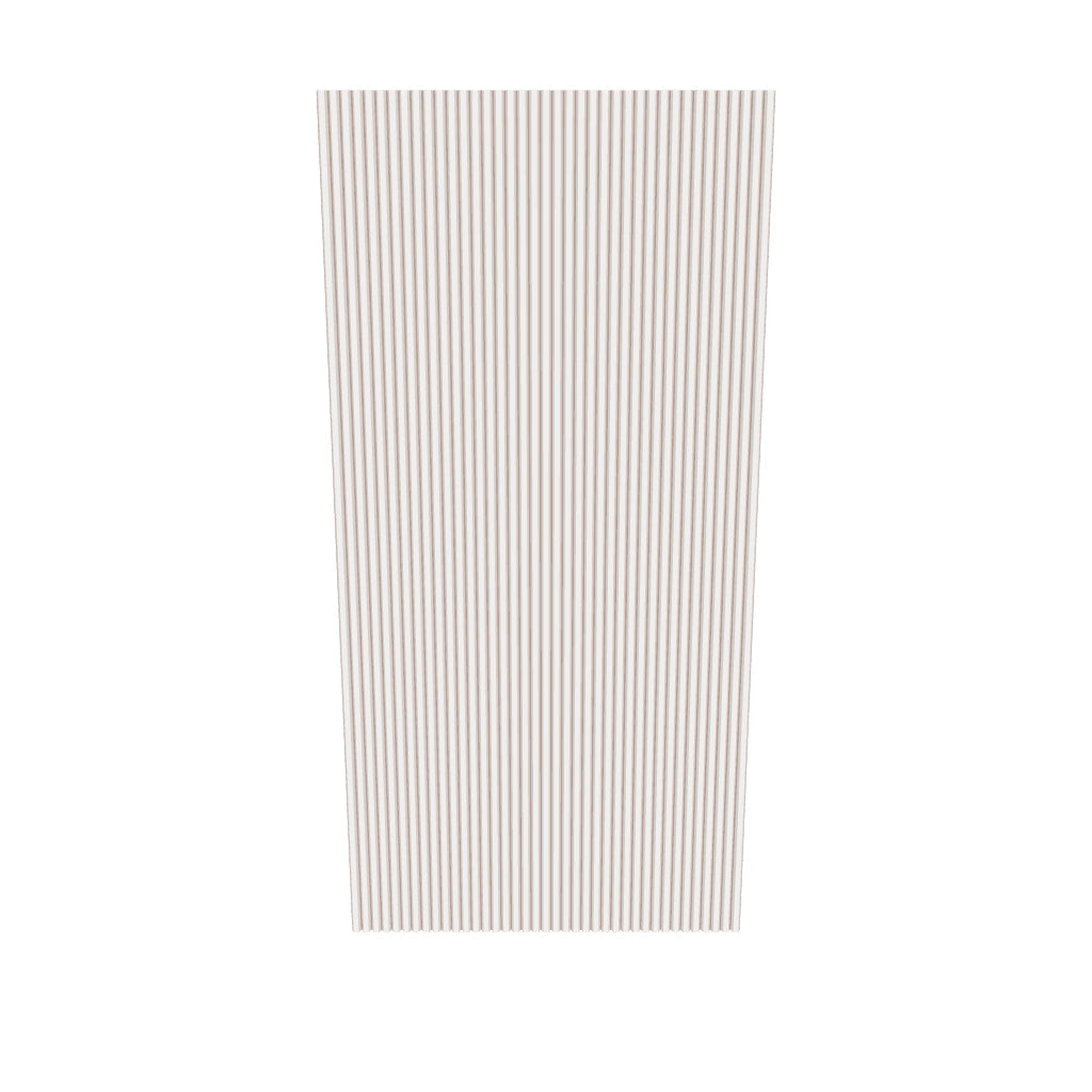 Slat Duo panel completo 24 mm — cara y fondo