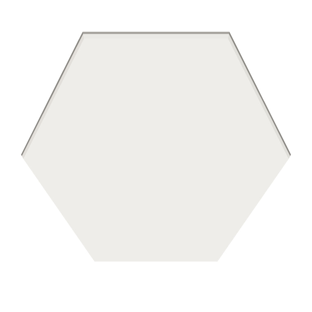 Terra módulo Duo hexágono · 24 mm — cara y fondo