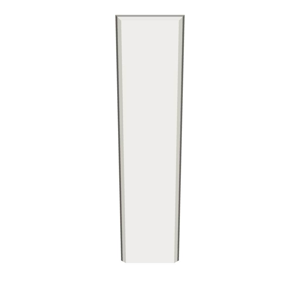 Viga módulo Duo 7.5 × 30 · 24 mm — cara y fondo