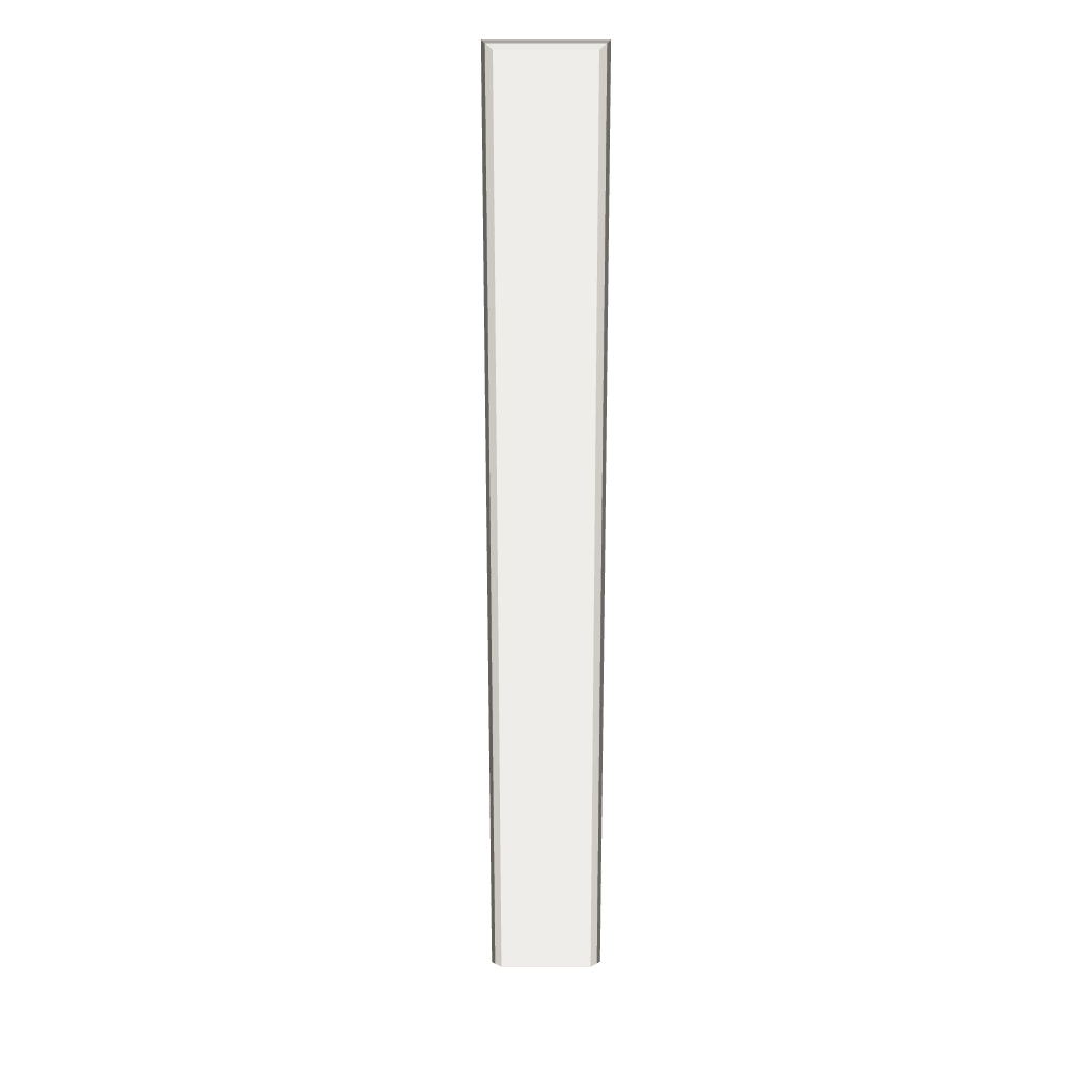 Viga módulo Duo 7.5 × 60 · 24 mm — cara y fondo
